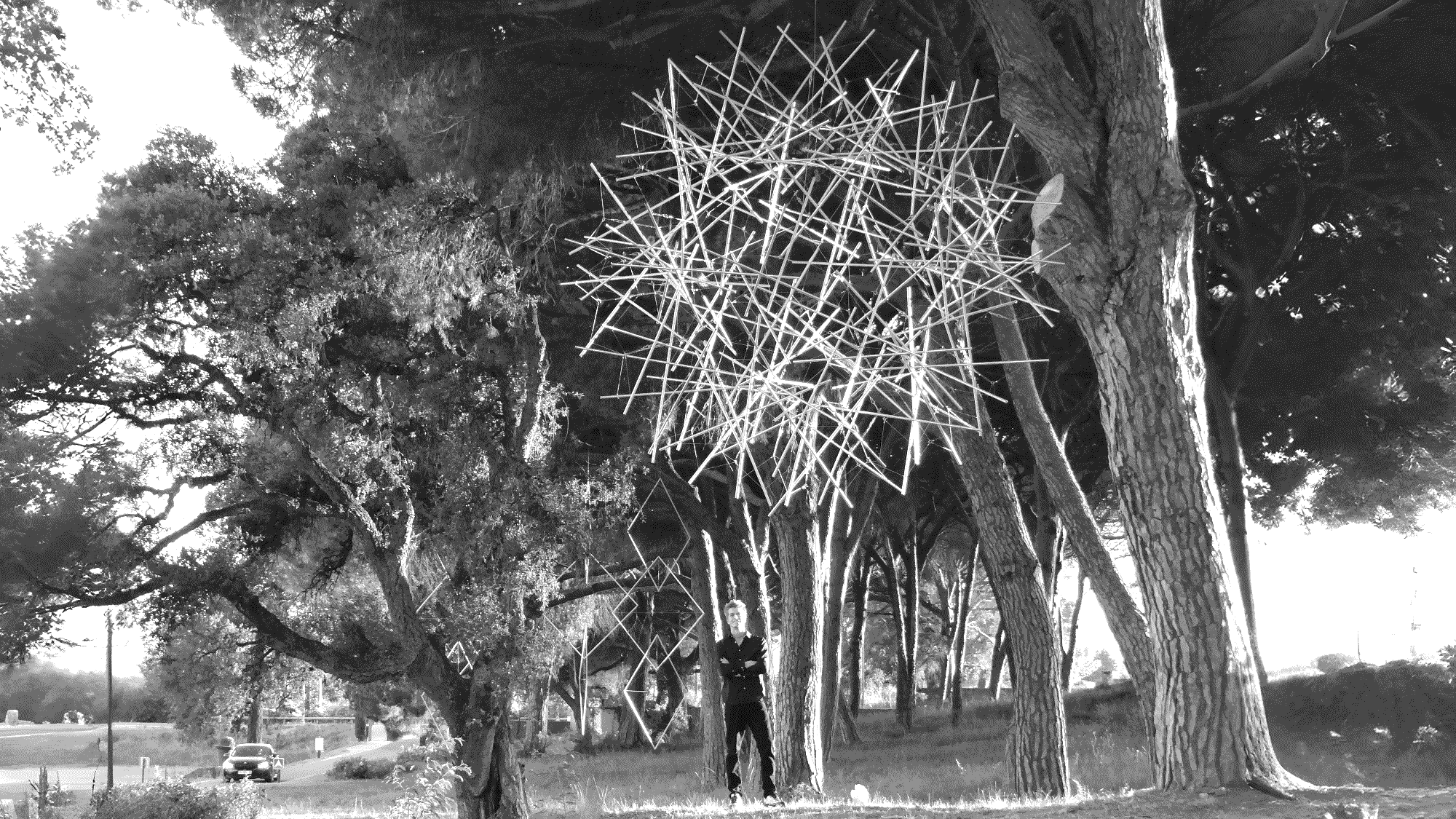 Ludovic_Regnault_Airframe Of A Sphere_1, 2024, Aluminium & Stainless Steel